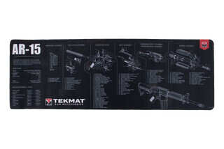 TekMat AR-15 cleaning mat with exploded parts diagram